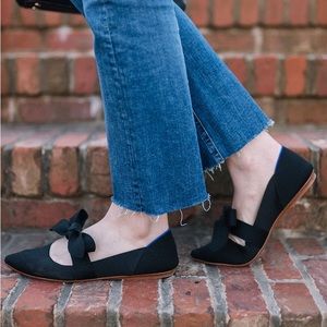 Rothy’s bow flats black 7.5. Used once!